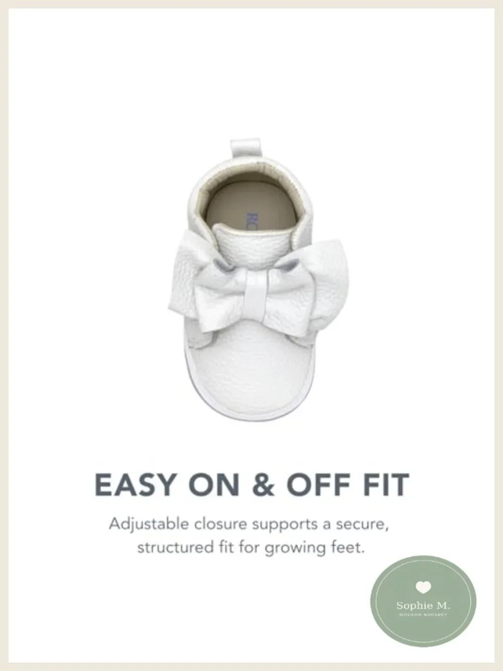 Robeez Infant Toddler First Walker Sneakers - Leather - Hook & Loop